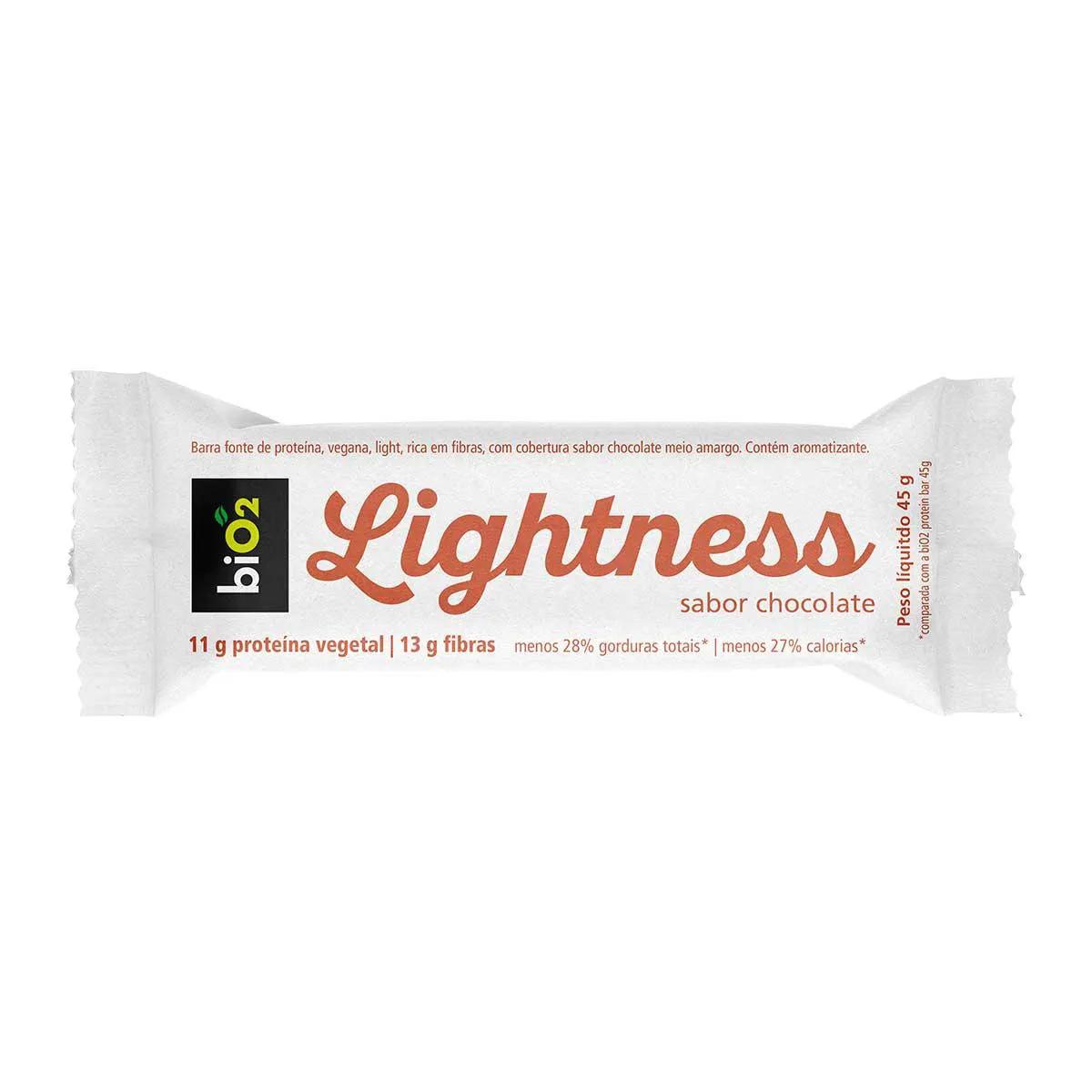 Barra de Proteína biO2 Lightness Chocolate 45g
