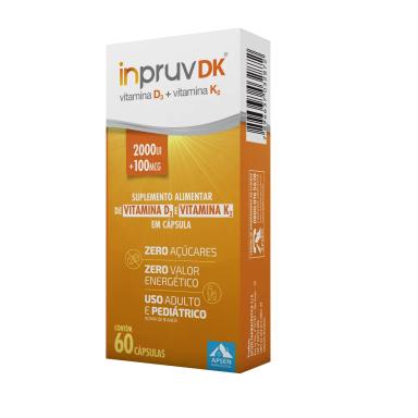 Suplemento Alimentar Inpruv DK 2.000UI + 100mcg - 60 Cápsulas