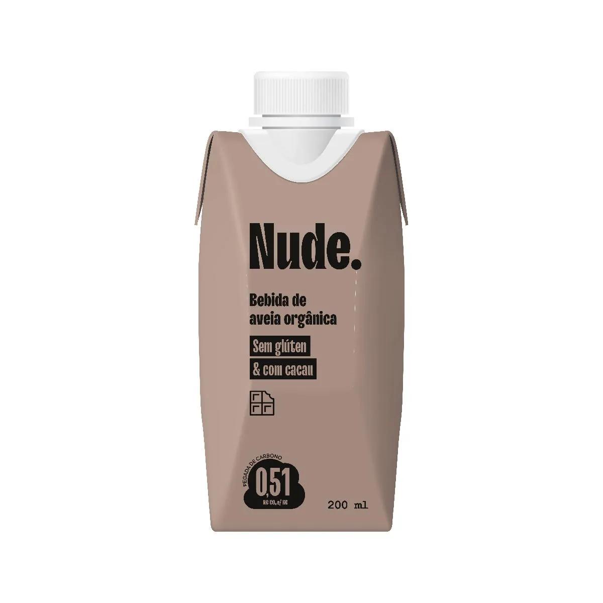 Bebida de Aveia Orgânica Nude To-Go Cacau 200ml