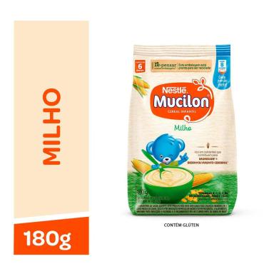 Cereal Infantil Nestlé Mucilon Milho Sachê 180g