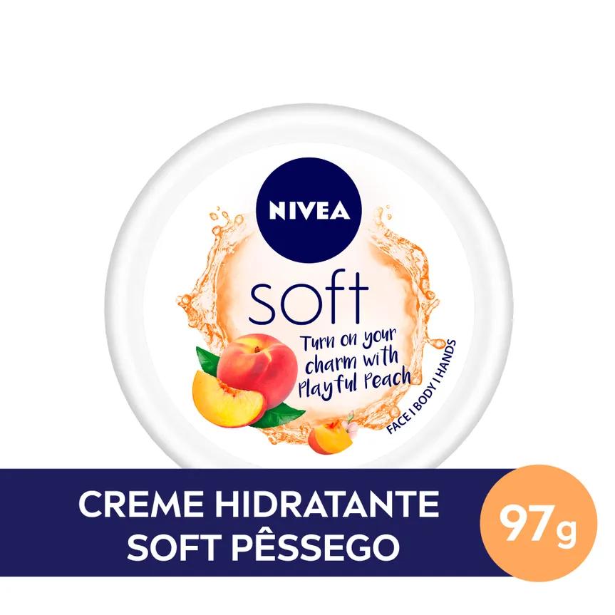 Creme Hidratante Nivea Soft Pêssego 97g