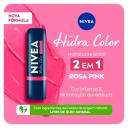 Hidratante Labial Nivea Hidra Color 2 em 1 Rosa Pink 4,8g