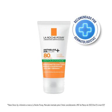 Protetor Solar Facial La Roche-Posay Anthelios Airlicium Antioleosidade FPS 80 40g