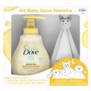 Kit Sabonete Líquido Dove Baby Hidratação Glicerinada 400ml + Naninha Gatinho