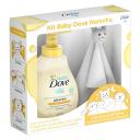 Kit Sabonete Líquido Dove Baby Hidratação Glicerinada 400ml + Naninha Gatinho