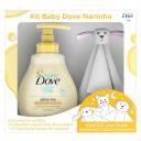 Kit Sabonete Líquido Dove Baby Hidratação Glicerinada 400ml + Naninha Ovelhinha