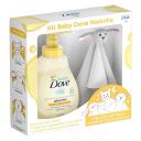 Kit Sabonete Líquido Dove Baby Hidratação Glicerinada 400ml + Naninha Ovelhinha