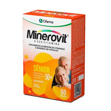 Polivitamínico Minerovit Sênior 50+ 60 cápsulas