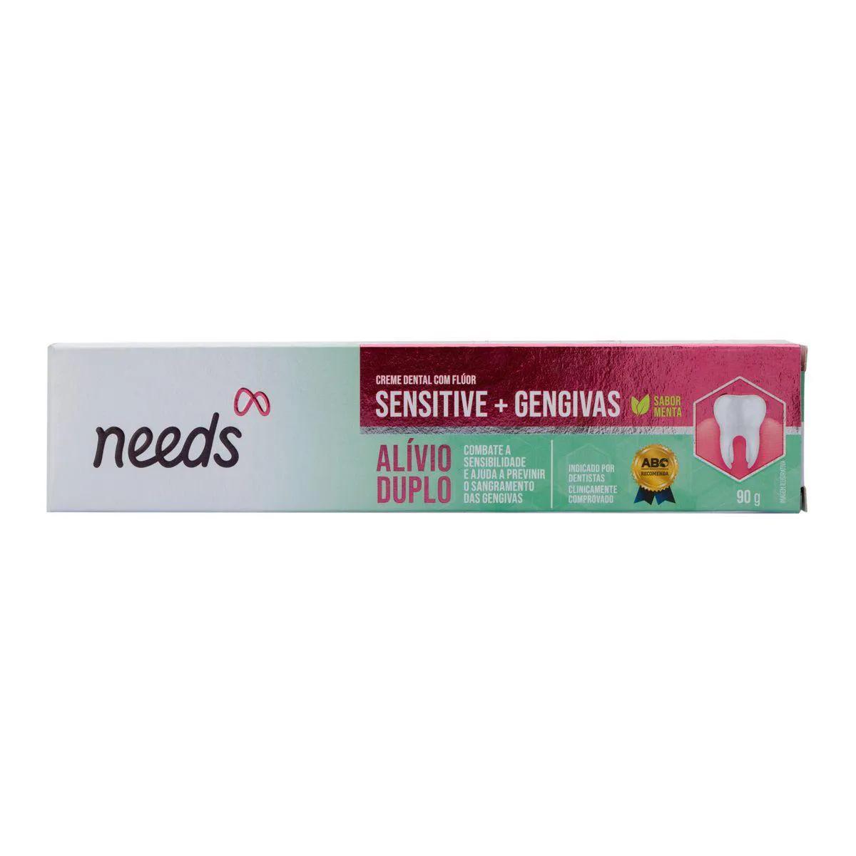 Pasta de Dente Needs Sensitive + Gengivas 90g