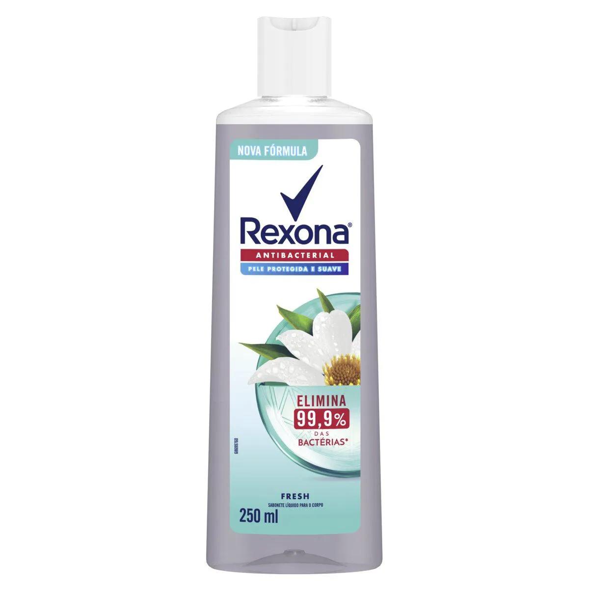 Sabonete Líquido Rexona Antibacterial Fresh 250ml