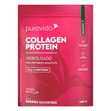 Colágeno Hidrolisado Collagen Protein Berris Silvestres Puravida 450g