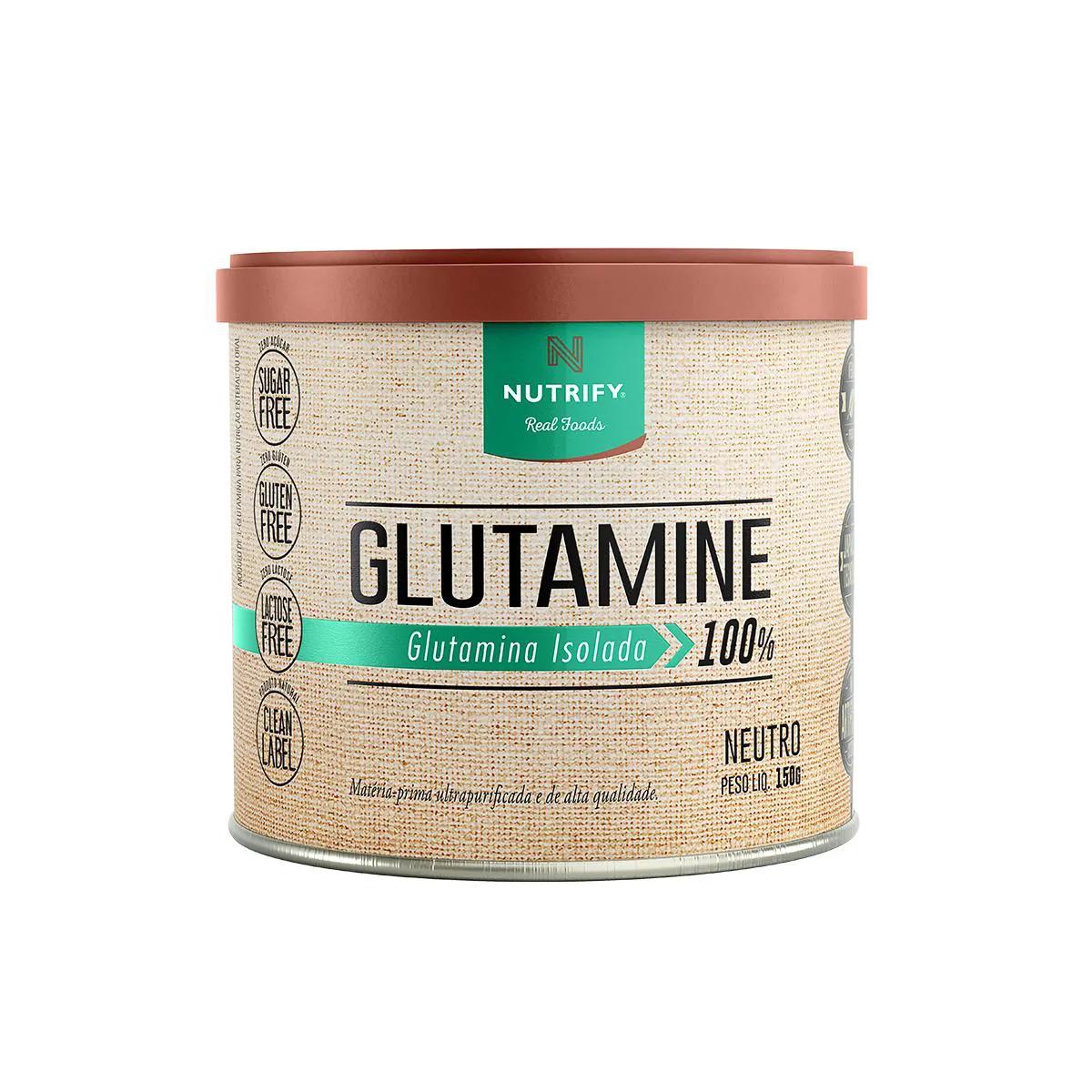 Suplemento Alimentar de Glutamina em Pó Glutamine Nutrify 150g