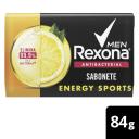 Sabonete em Barra Rexona Men Antibacterial Energy Sports 84g