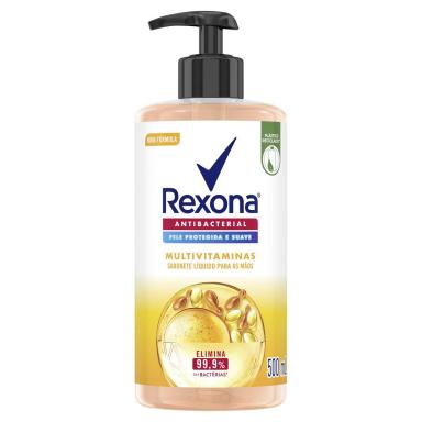 Sabonete Líquido para as Mãos Rexona Antibacterial Multivitaminas 500ml