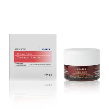 Creme Facial Noturno de Clareamento Korres Wild Rose 40ml
