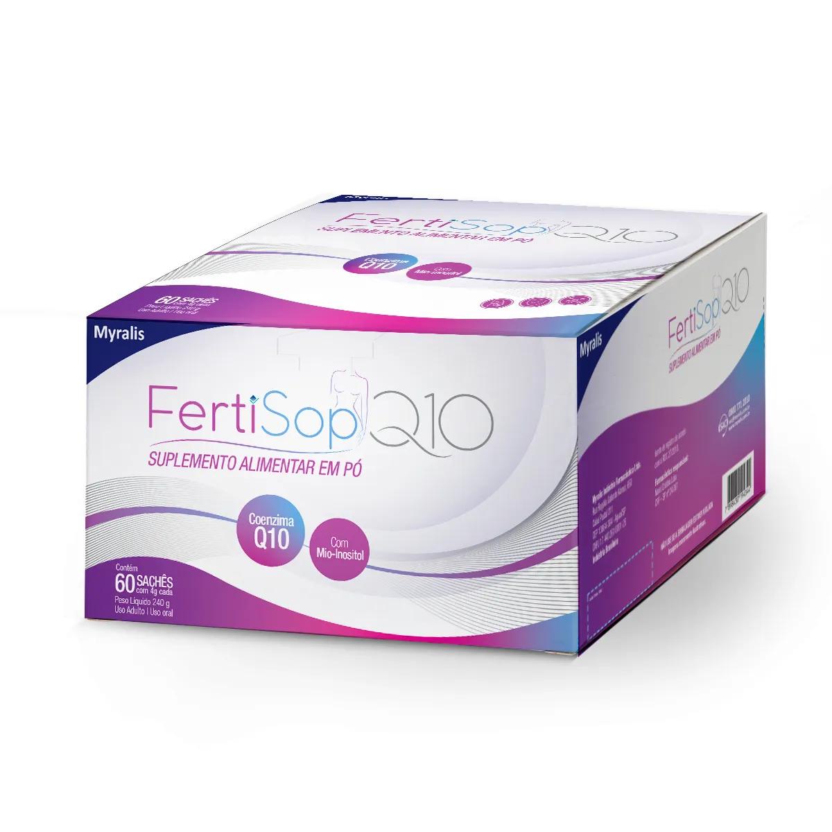 Suplemento Alimentar em Pó FertiSop Q10 60 sachês