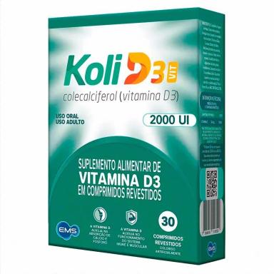 Vitamina D Koli D3 Vit 2.000 UI 30 comprimidos