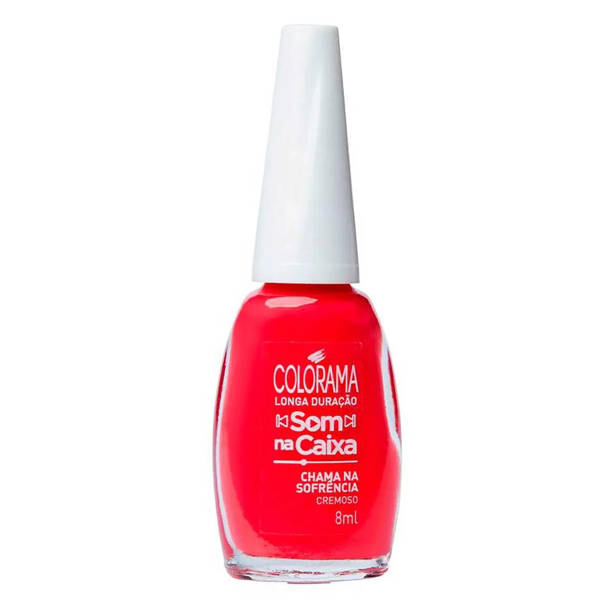 Esmalte Cremoso Colorama Som na Caixa 8ml - Chama na Sofrência