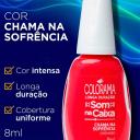 Esmalte Cremoso Colorama Som na Caixa 8ml - Chama na Sofrência
