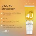 Protetor Solar U.SK 4U Sunscreen FPS 50 40ml