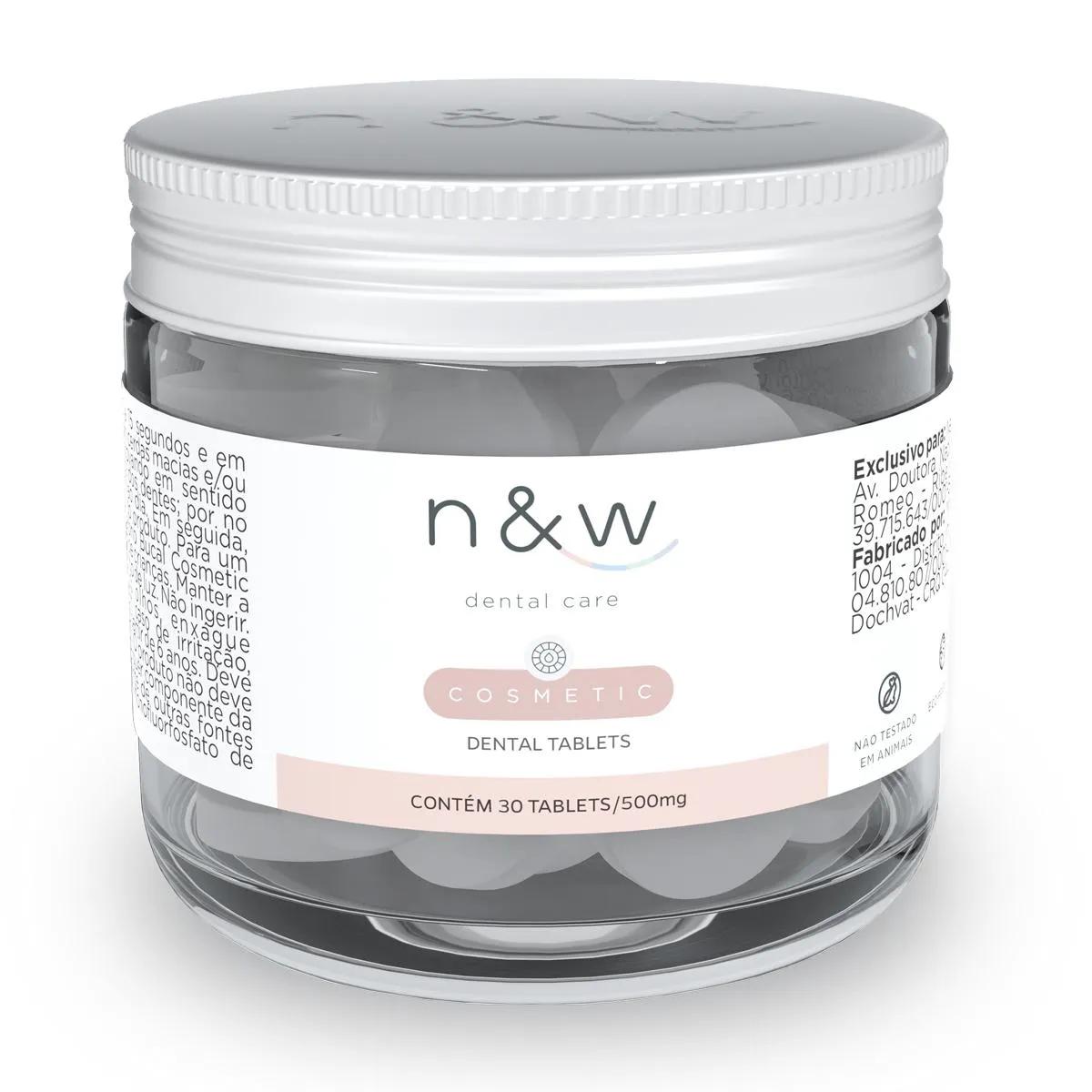 Tabletes Dentais Mastigáveis New Dental Care Cosmetic - 30 Unidades