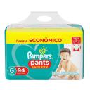 Fralda Pampers Pants Ajuste Total G - 94 Unidades