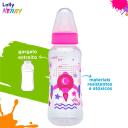Mamadeira Lolly Baby Viva Rosa 250ml