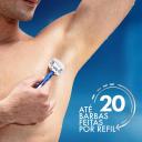 Carga para Aparelho de Depilação Gillette Mach 3 Corpo 2 unidades