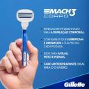 Aparelho de Depilação Gillette Mach 3 Corpo 1 unidade