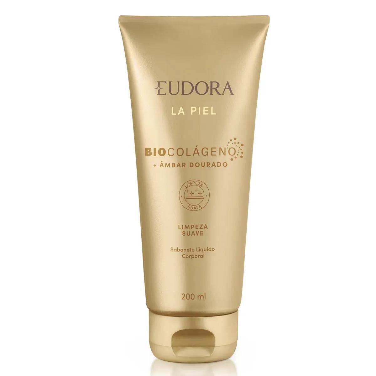 Sabonete Líquido Corporal La Piel Âmbar Dourado 200ml
