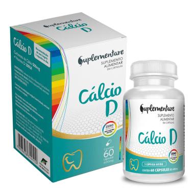 Cálcio D 600mg Suplementare 60 cápsulas