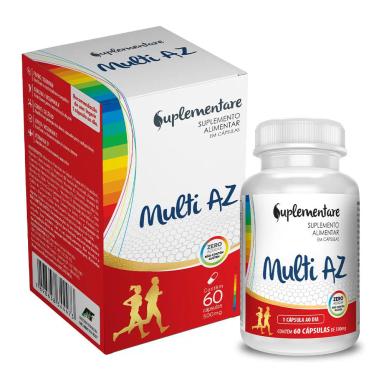 Suplemento Alimentar Suplementare Multi AZ 500mg - 60 Cápsulas
