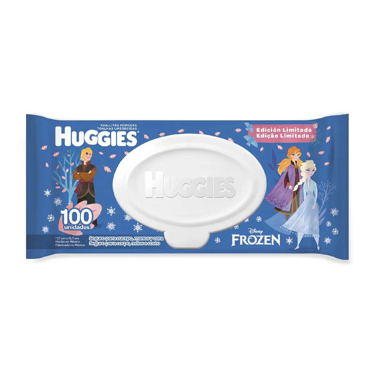 Toalhas Umedecidas Huggies Frozen 100 unidades