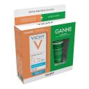 Kit Vichy Protetor Solar Facial Capital Soleil Hydra-Matte Sem Cor FPS 50 30g + Gel de Limpeza Facial Normaderm 40g