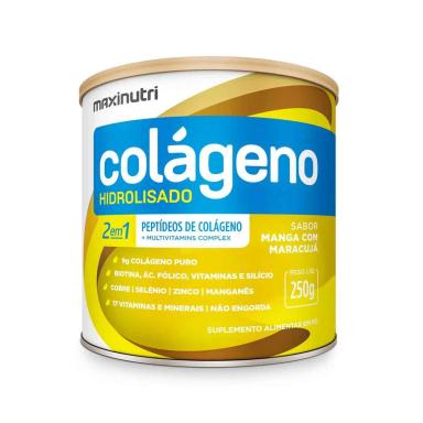 Colágeno Hidrolisado Maxinutri 2em1 Manga e Maracujá 250g