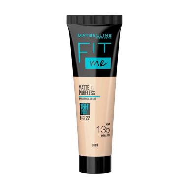Base Líquida Maybelline NY Fit Me Matte FPS 22 30ml - 135 (Antiga N100)