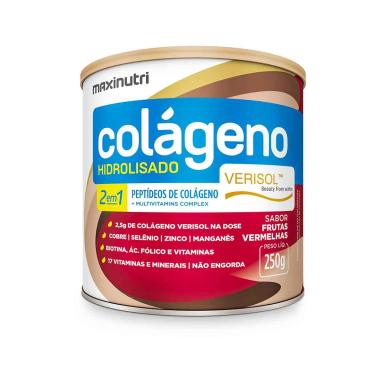 Colágeno Hidrolisado Maxinutri 2em1 Verisol Frutas Vermelhas 250g