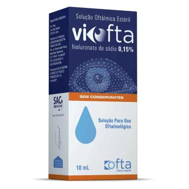 Solução Oftálmica Estéril ViOfta 0,15% 10ml
