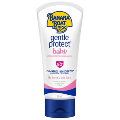 Protetor Solar Infantil Banana Boat Gentle Protect Baby FPS 50 180ml