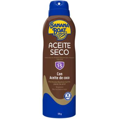 Óleo Bronzeador Spray Aerossol Banana Boat FPS 15 170ml