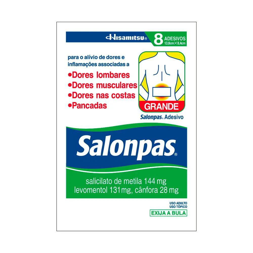 Adesivo Salonpas Grande 8 unidades