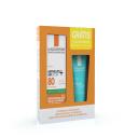 Kit Facial La Roche-Posay - 1 Protetor Solar Anthelios Airlicium Antioleosidade FPS 80 40g + 1 Gel de Limpeza Effaclar Alta Tolerância 40g
