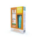 Kit Facial La Roche-Posay - 1 Protetor Solar Anthelios Airlicium Antioleosidade FPS 80 40g + 1 Gel de Limpeza Effaclar Alta Tolerância 40g