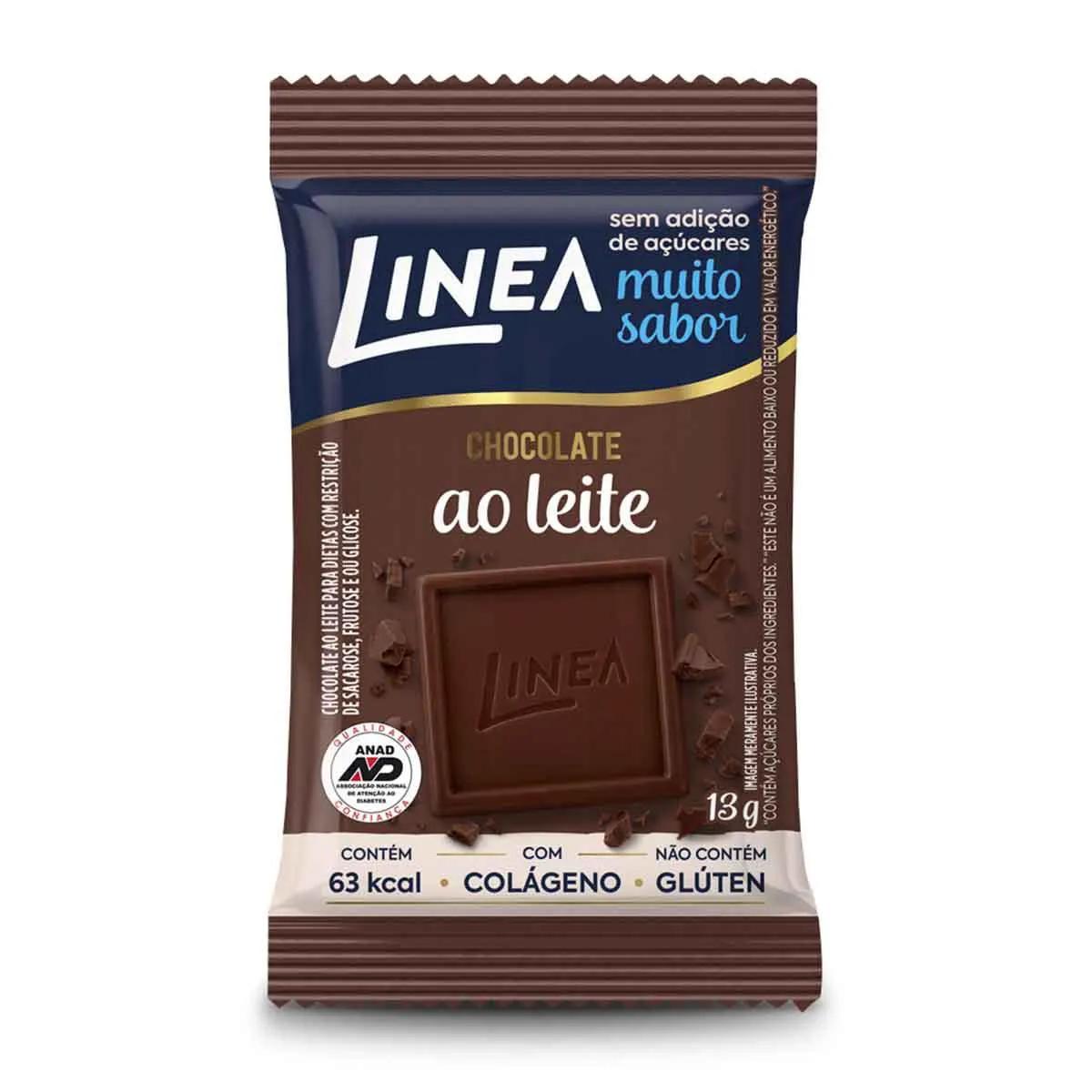 Chocolate ao Leite Linea Zero Açúcar 13g