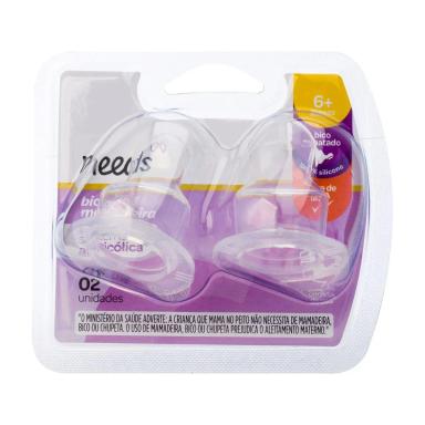 Bico de Mamadeira Ortodôntico Needs Silicone Tamanho 2 6+ Meses 2 Unidades