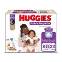 Fralda Huggies Roupinha Natural Care XG Mega 22 unidades