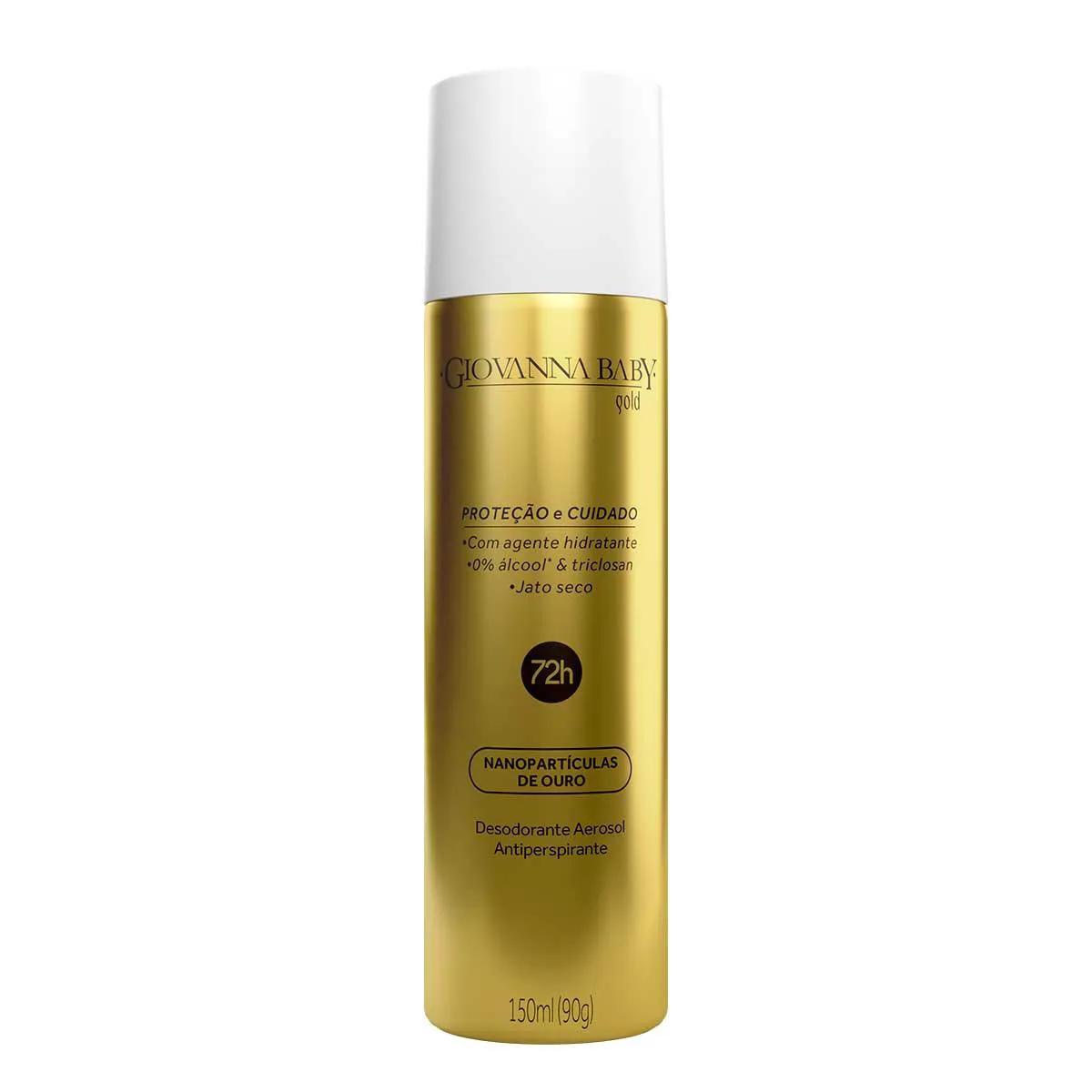 Desodorante Giovanna Baby Gold Aerosol Antiperspirante 150ml