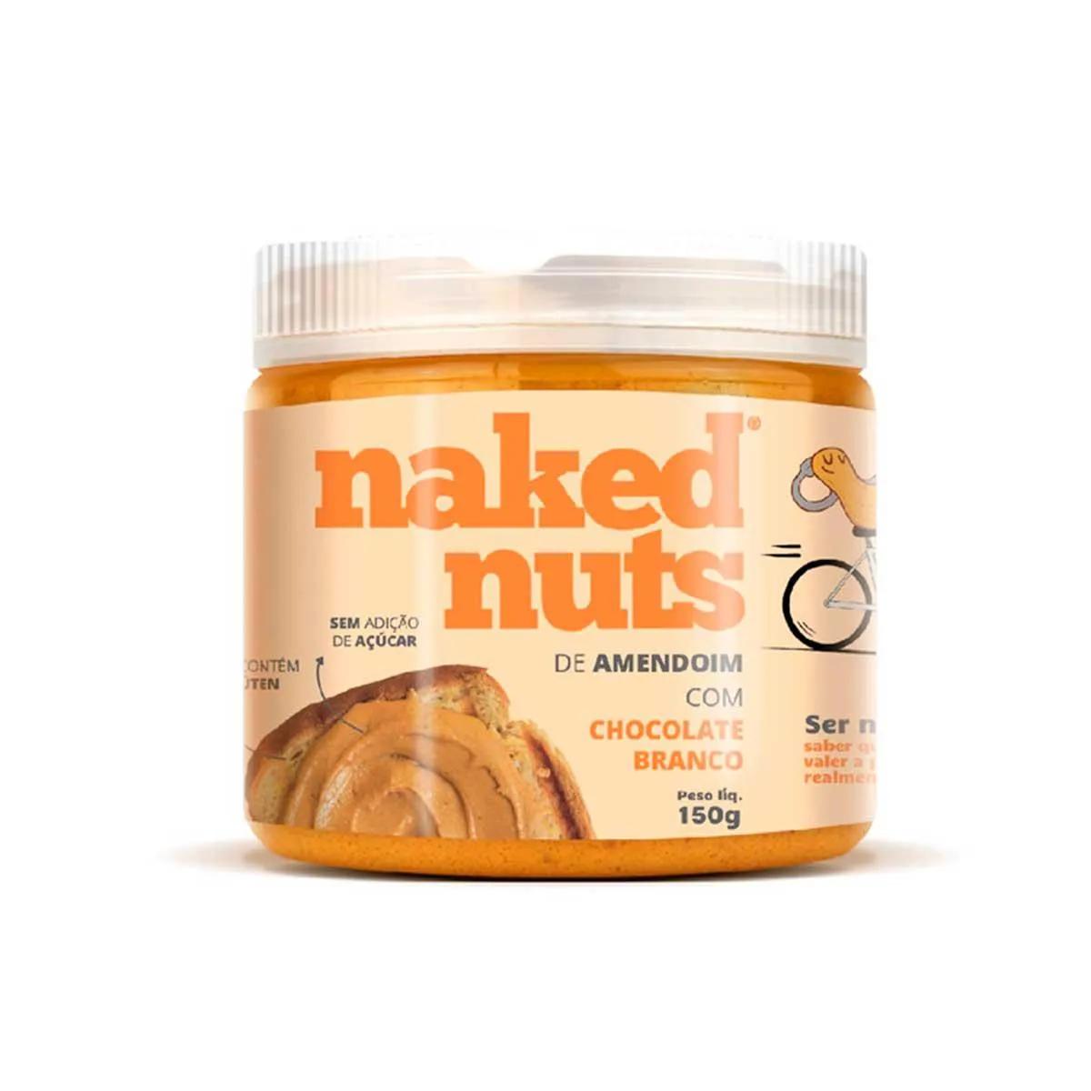 Pasta de Amendoim Naked Nuts com Chocolate Branco 150g