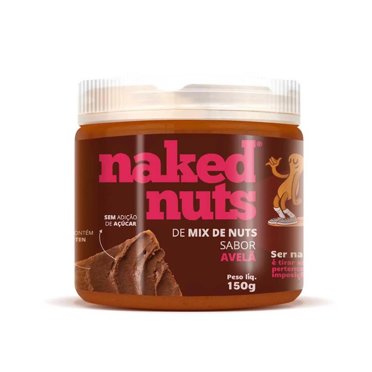 Pasta de Mix de Nuts Naked Nuts Sabor Avelã 150g