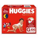 Fralda Huggies Supreme Care Unissex G - 66 unidades